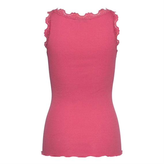 Rosemunde RWBabette Long Lace Top, Rapture Rose